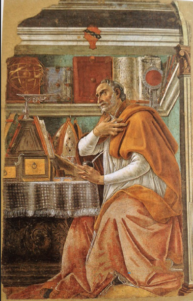 Sant’Agostino
                    nello studio