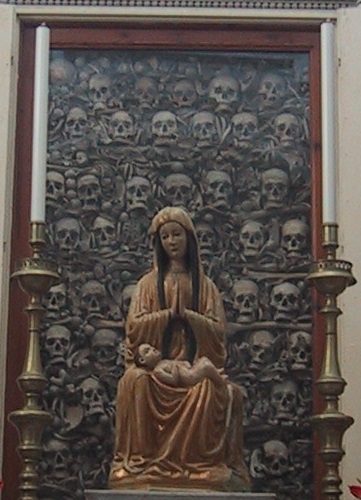Cappella con le ossa dei martiri