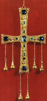 Croce di Agilulfo, inizio VII secolo, Museo e tesoro del Duomo, Monza