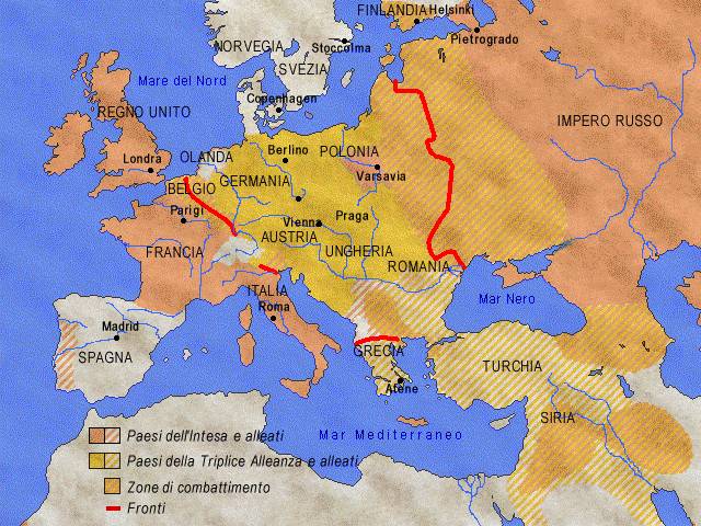 Fronti della Prima Guerra Mondiale