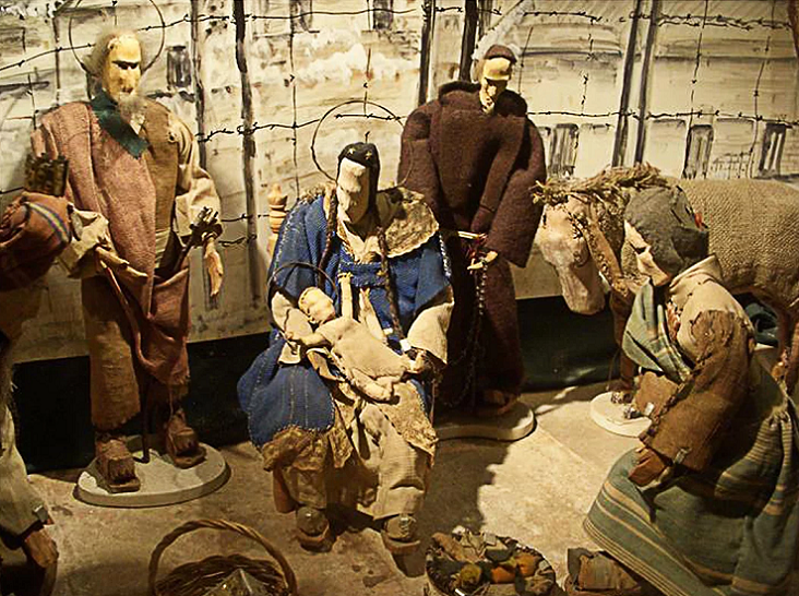 Presepio costruito a Wietzendorf